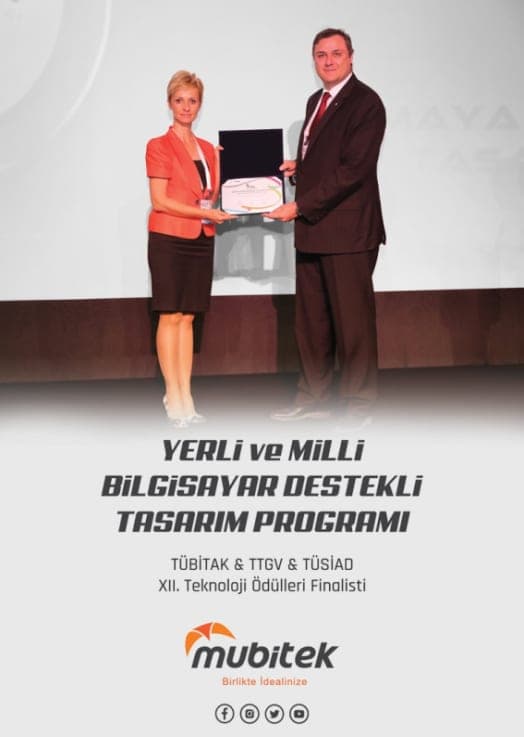TÜBİTAK, TTGV ve TÜSİAD XII. Teknoloji Ödülleri finalist plaketi teslimi